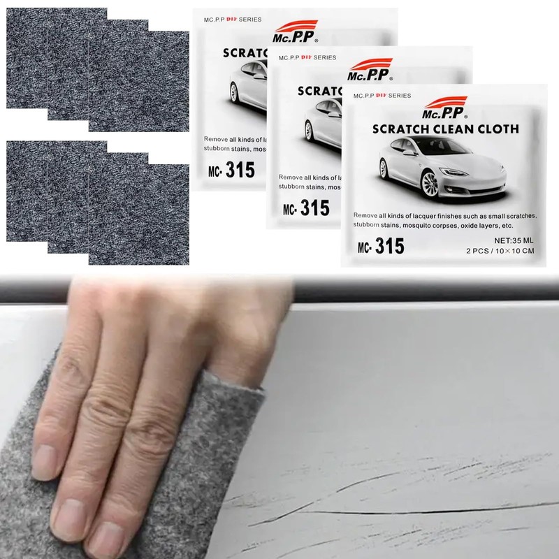 Leogony 6PCS Nano Sparkle Cloth for Car Scratches, Repair Light