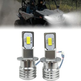 QYMOTO LED Bulb High Beam Location for CFMOTO UFORCE ZFORCE 500 800 Part Number 3112021 (2 Pack)