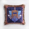 VenusL Tassels Double-Sided Velvet Decorative Throw Pillow Covers,Luxury Medieval European