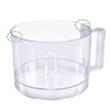 7-Cup Food Processor Work Bowl Compatible with Cuisinart DLC-10 Series（2tabs