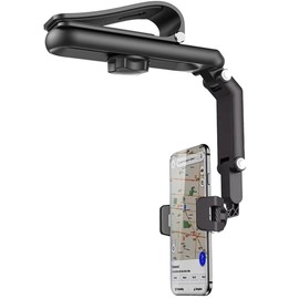 Archy Soporte para Celular Automovil Brazo Articulado Multiuso Sujetador Parasol Giratorio Rotacion 360 Flexible Base Porta Celular para Auto Universal Carro Coche Accesorios para Auto (1969 Gris)