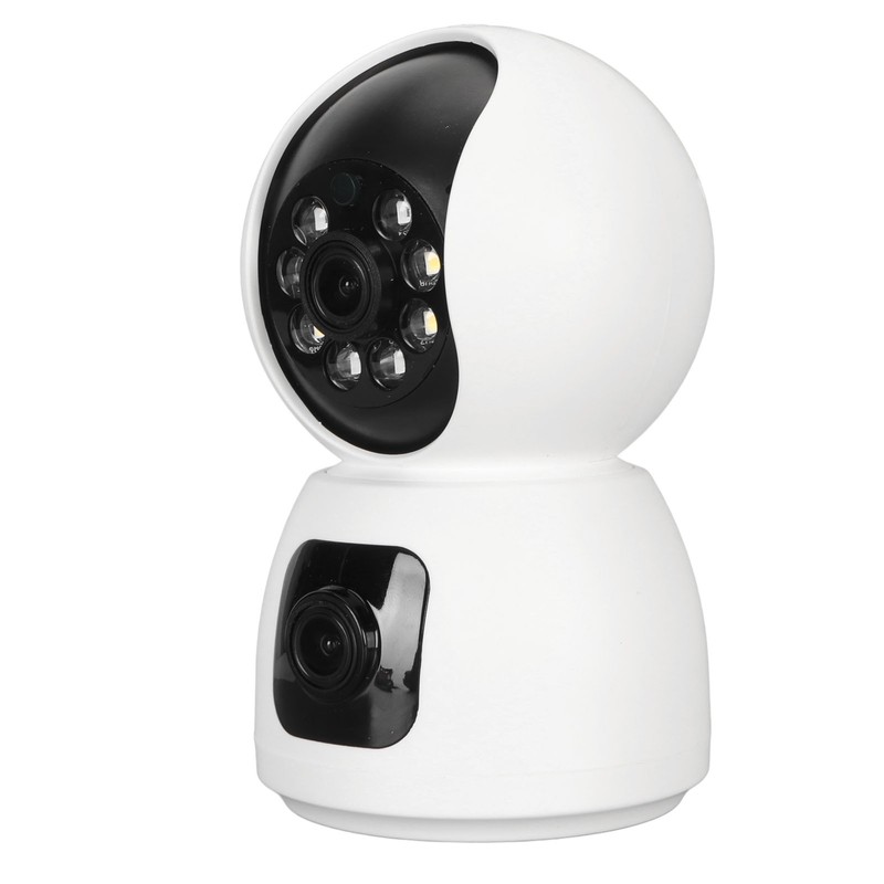 Indoor Camera Dual Lens 2K Full HD Night Vision Two