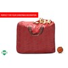 ADEPTNA Set of 2 Premium Christmas Decorations Storage Bags Red