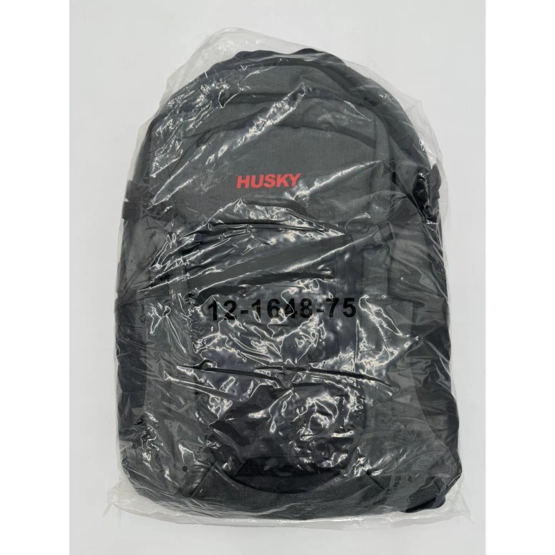 Husky Laptop Backpack Travel Black Holds 15" Laptop USB Multiple