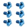 SaiDian 6Pcs Titanium Blue Screw Set Knife Handle Screws for