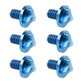 SaiDian 6Pcs Titanium Blue Screw Set Knife Handle Screws for Microtech UTX-85 Matrix