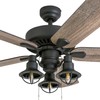 Prominence Home Ennora, 52 Inch Farmhouse LED Ceiling Fan with