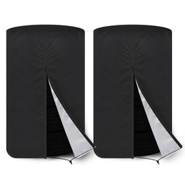 KALINCO Tire Cover, Waterproof Tire Storage Bag, Dust-Proof Seasonal Tire Cover, Universal Spare Tire Cover, Fits up to Diameter 25" Tires, 2 Pack