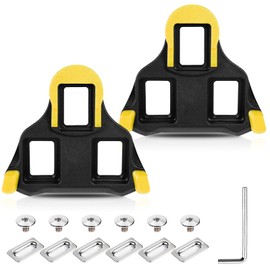 Bicycle Cleats Compatible with SPD SL Cleats, Pack of 2 SPD Cleats Bicycle Shoe Plates for SM SH-10 SH11 SH12 System Shoes for Indoor Outdoor Road Bike Cleats