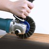 EHRHOLZ® Sanding Brush for Angle Grinders, 140 mm Diameter, Round