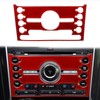 nuoozy Carbon Fiber Center Console Button Frame Panel Cover Trim