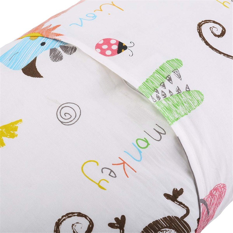 JISEN Kid Toddler Pillowcases 2 Pack 100% Natural Cotton Tiny