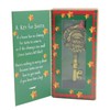 Ganz A Key for Santa Ornament Zinc Set