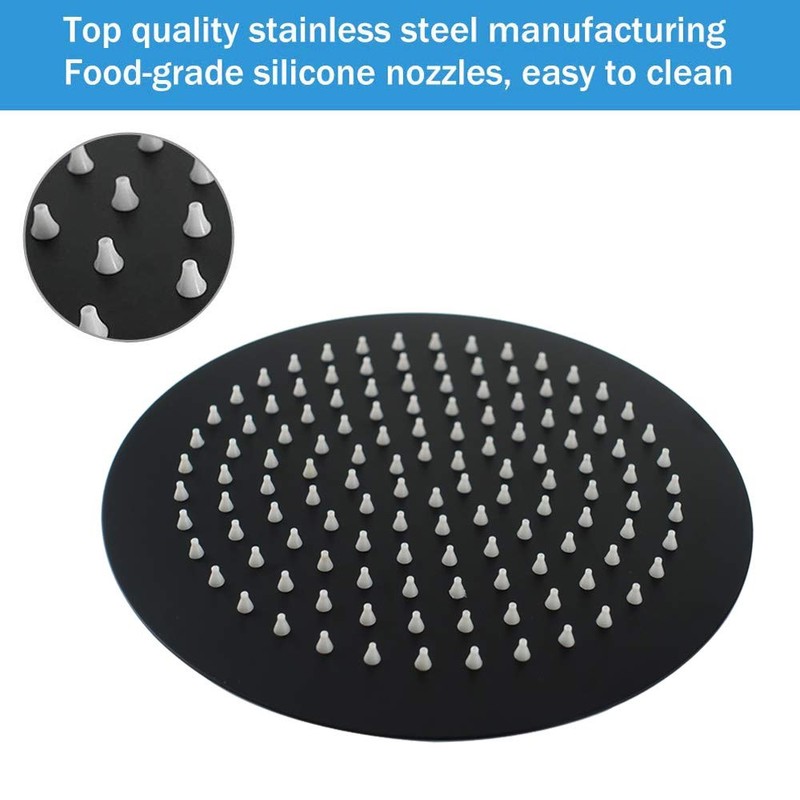 NearMoon Rain Shower Head, Ultra-Thin Design-Pressure Boosting, Awesome Some Experience,