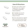 Boric Acid Suppositories (600mg Vaginal Suppository, 60 Count) Supports Vaginal