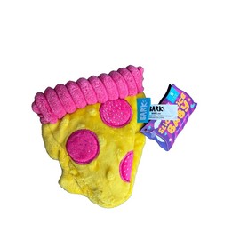 Barkbox Bark Box Slice Slice Baby Dog Toy Pizza Small 0-20 Lbs Movie Night Sm Squeaker