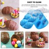 Ostereierform, 2 Stück, Silikonform, Schokolade, Ostern, Kuchenform, Backform zum Backen,