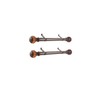 Maykoosh Rustic Revival Set of Two Steel Curtain Rods and