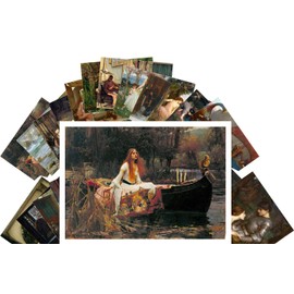 PIXILUV Vintage PostCards 24 pcs JOHN WILLIAM WATERHOUSE Antique Museum Painting Art Retro Poster REPRINT