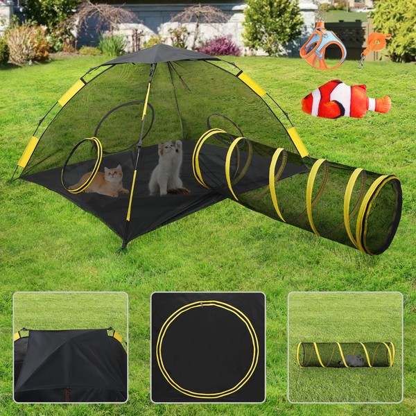 Outdoor Cat Enclosures for Indoor Cats, Outdoor Cat Tent with