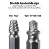 6pcs Bolt Extractor Set, Damaged Screw Extractor Bit Set for