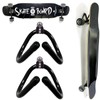 Pmsanzay 2 Pack Universal Skateboard Wall Mount Rack. Horizontally/Vertically Wall