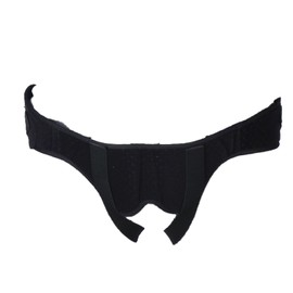 Male Inguinal Hernia Support Belt Adjustable Small Intestinal Hernia Brace Band PU Foam Pad Black M