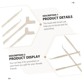 NOLITOY Sets Professional Eyelash Perming Kit Lash Lift Rods Separator Versatile for Eye Shapes Beauty Tool for Long Thick Lashes Pcs