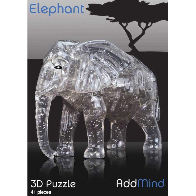 Addcore Elephant 3D Crystal Puzzle
