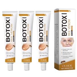 BotoxBee Venom Crema de eliminación de arrugas, hidratante natural, crema reafirmante y levantadora para todo tipo de piel, 20 g/0.71 oz
