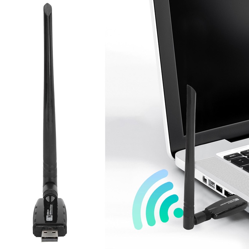 USB WIFI Adapter Portable WIFI Dongle W60‑5DB 300mbps Wireless for