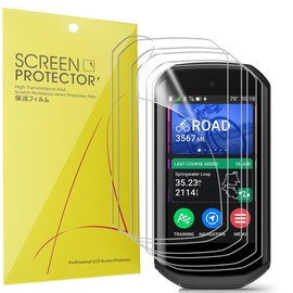Lamshaw Compatible for Garmin Edge 1050 Screen Protector, [6 Pack] Full Coverage TPU Clear Film Compatible for Garmin Edge 1050 (6 Pack)