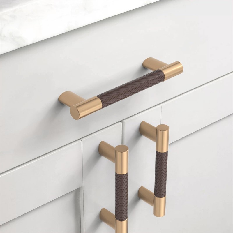 Coinkoly 10 Pack Brown and Champagne Bronze 3.75 Inch(96mm) Hole