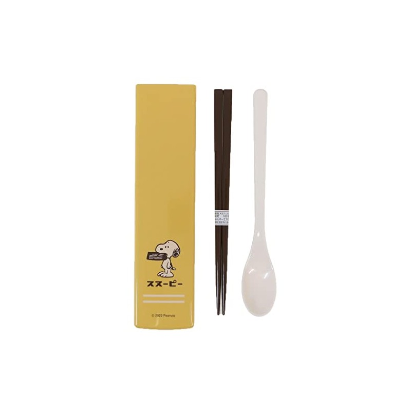 Kamiojapan Snoopy [Combination Set] Chopstick & Spoon Twin Set/Retro New