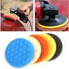 5 Pack 6/7" Polishing Sponge Waxing Drill Buffing Pads Compound