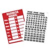 Headline Sign Business Hours with Peel Vinyl Characters, 8 X