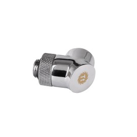 Thermaltake Pacific DIY LCS Chrome G1/4 90 Degree Adapter Fitting (CL-W052-CU00SL-A)