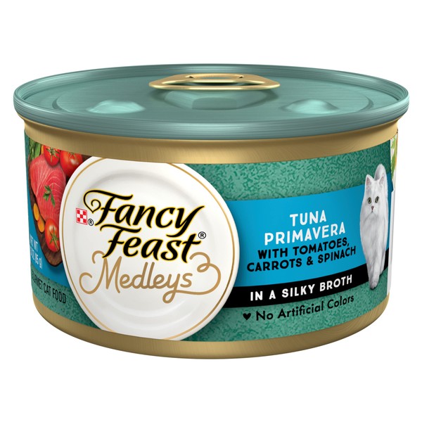 Purina Fancy Feast Wet Cat Food, Medleys Tuna Primavera With