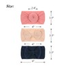 Nishin 6pcs Baby Girls Elastic Nylon Headbands Newborn Knotted Ball