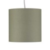 firstchoicelighting Set of 2 Sage Green Cotton Fabric Table Lamp