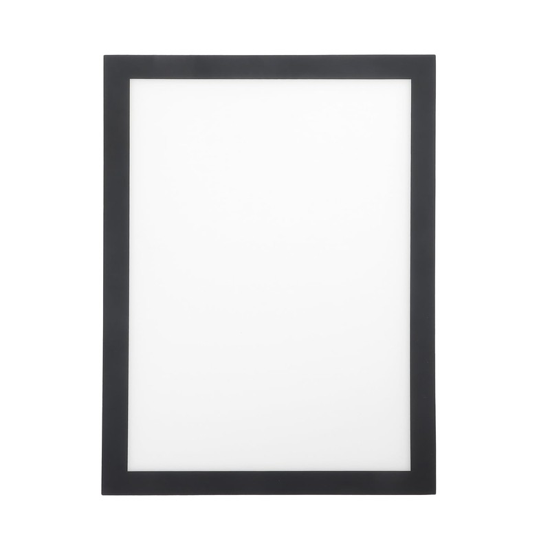 Cornice Magnetica A4 Nera Set 5, 230x315mm, Lavagna Bianca Ufficio