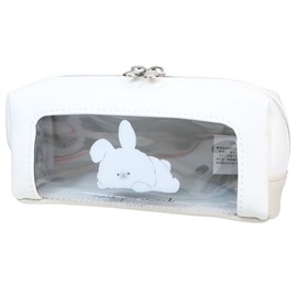 Kamiojapan With You ANIMAL Window Opening Box Pen Pouch, Rabbit