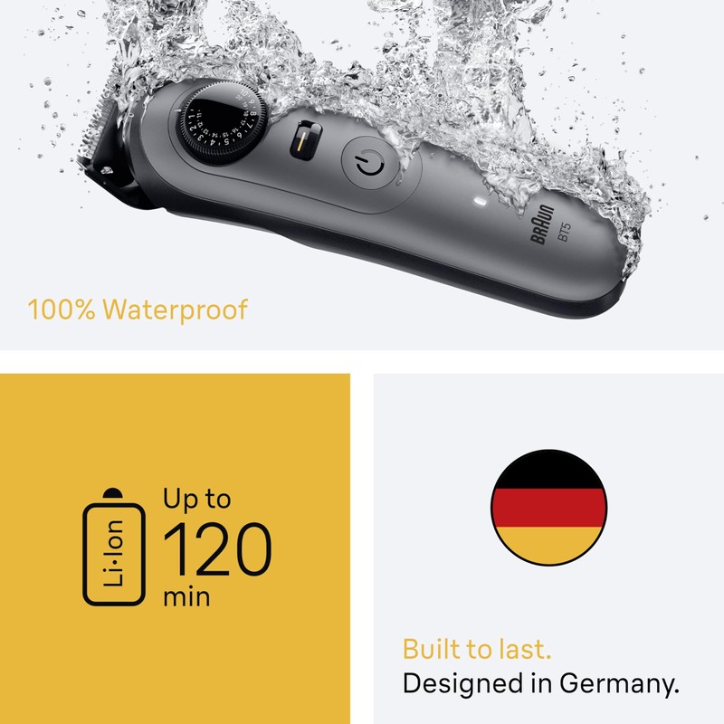 Braun Beard Trimmer Series 5, +9 Styling Tools, Ultra Sharp