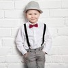 DonDon Elegant Children's Bow Tie with Adjustable Length 9 x