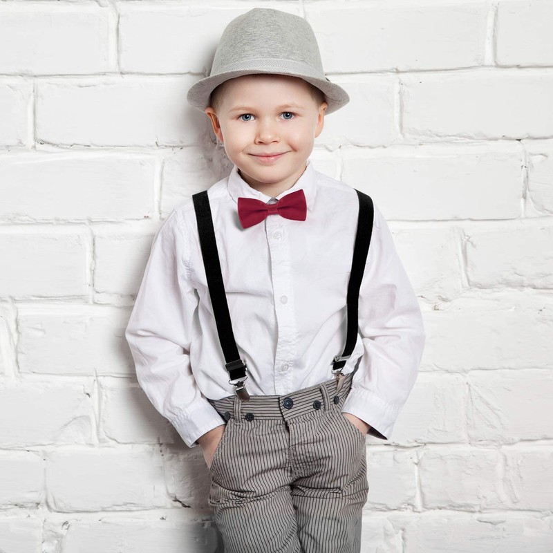 DonDon Elegant Children's Bow Tie with Adjustable Length 9 x