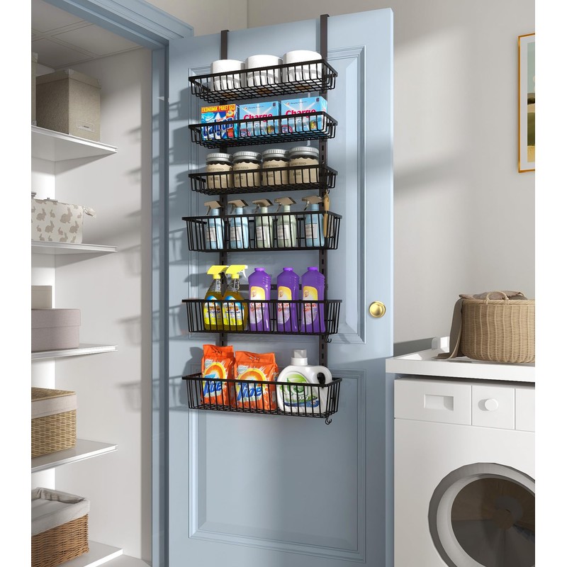 Mefirt Over The Door Pantry Organizer, Pantry Organization and Storage,