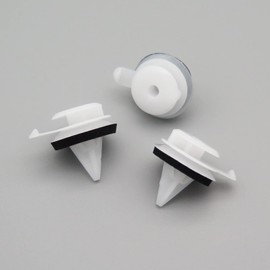VVO Fasteners- White Plastic Exterior Windscreen/A-Pillar Trim Clips for Land Rover Discovery, Range Rover, Range Rover Sport, (Pack of 10)