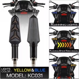 Wnatn Direccionales Led Para Motocicleta, 4 Piezas