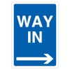 V Safety Way In - Arrow Right 210 x 297