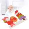 Christmas Jigsaw Puzzle Silicone Learning Educational Christmas Tree Puzzle Toy